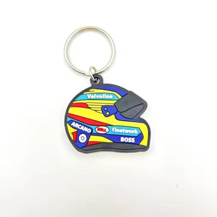 Custom Your Own Design Puffy Pvc Keychain Factory No Middleman 2D Design High Quality Soft PVC Keychain